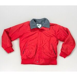 VTG 80s REI Waterproof Fleece Lined Winter Snow Jacket Men’s Med Made In USA